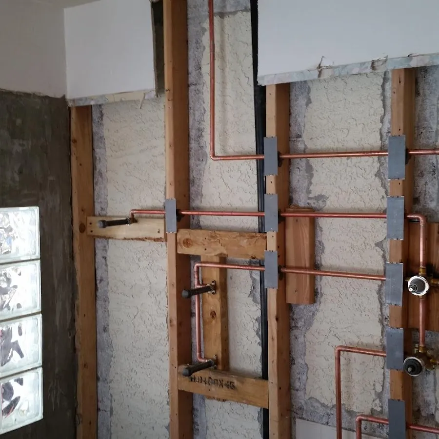 Copper pipe installation for Repiping in Belvedere